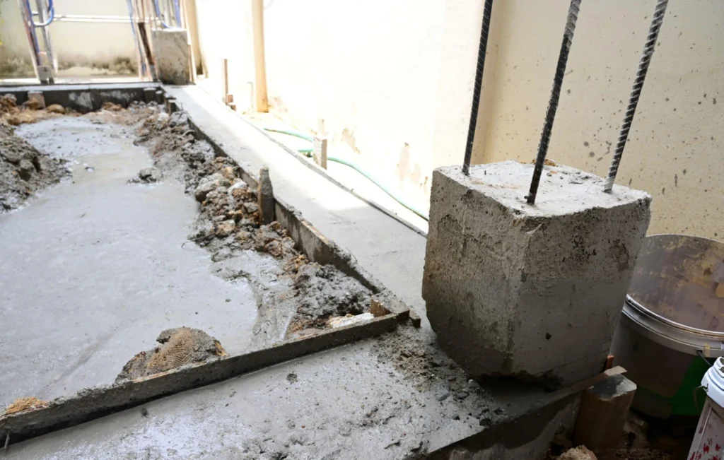 concrete slab foundation repair in Safety Harbor, FL